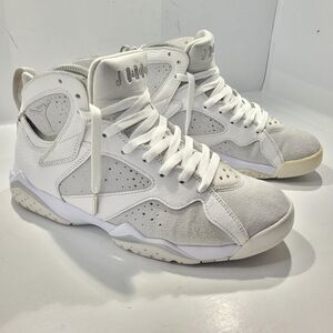 NIKE AIR JORDAN 7 RETRO PURE MONEY PURE PLATINUM MEN'S SHOES SIZE 9 [304775-120]